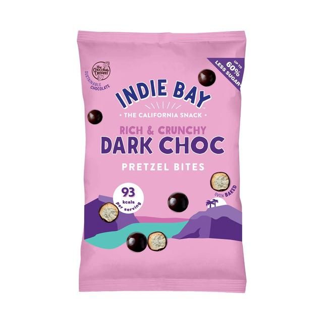 Indie Bay Snacks Dark Chocolate Pretzel Bites Sharing Bag Food Cupboard M&S Default Title  