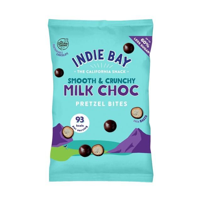 Indie Bay Snacks Milk Chocolate Pretzel Bites Sharing Bag