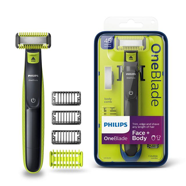 Philips OneBlade for Face & Body Trimming, Edging & Shaving QP2620/25