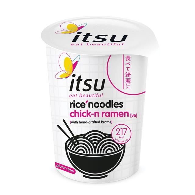 itsu chick-n ramen rice noodles cup