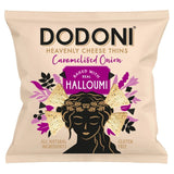 Dodoni Cheese Thins Halloumi & Caramelised Onion Crisps, Nuts & Snacking Fruit M&S   