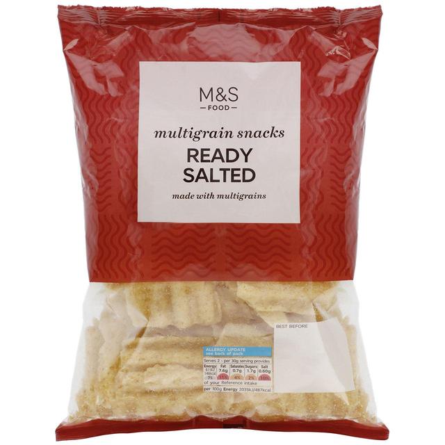 M&S Ready Salted Multigrain Snacks