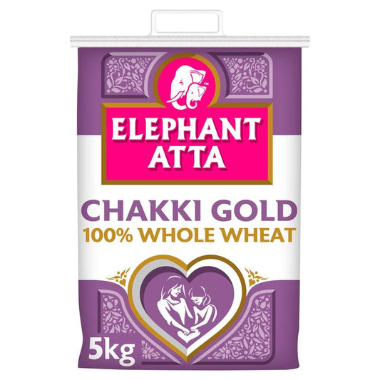 Elephant Atta Chakki Gold Chapatti Flour Sugar & Home Baking M&S Title  