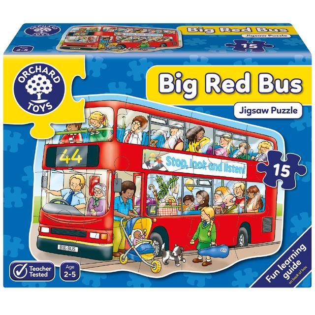 Orchard Toys Big Bus Floor Puzzle, 2yrs+ Toys & Kid's Zone M&S Default Title  