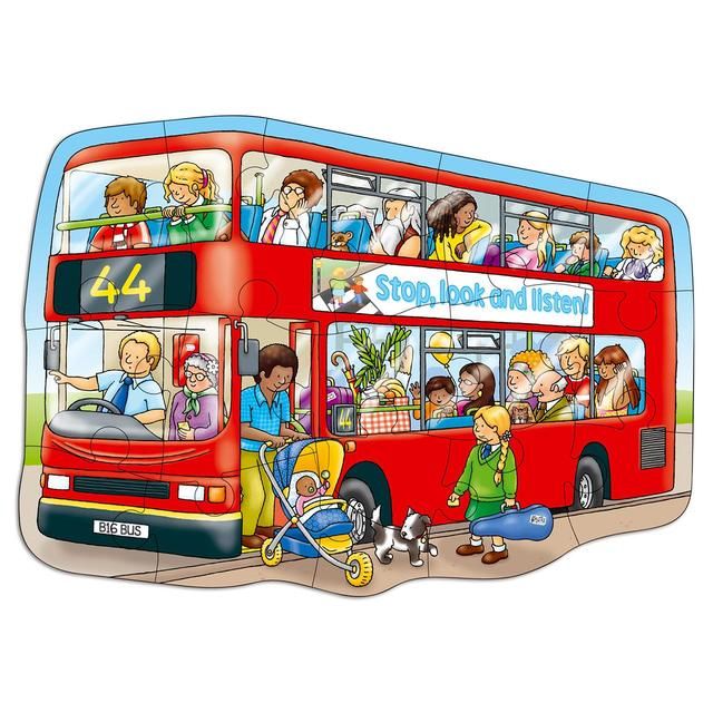 Orchard Toys Big Bus Floor Puzzle, 2yrs+ Toys & Kid's Zone M&S   