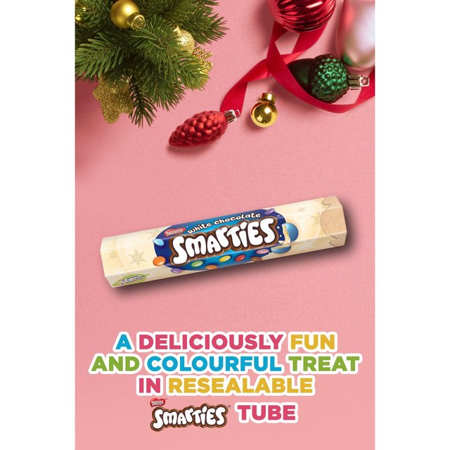 Smarties White Chocolate Giant Hexatube