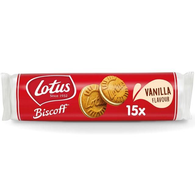 Lotus Biscoff Sandwich Biscuits Vanilla Cream Food Cupboard M&S Default Title  