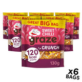 Graze Crunch Sweet Chilli Sharing Bags Crisps, Nuts & Snacking Fruit M&S Default Title  