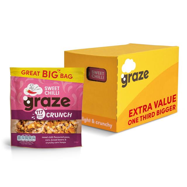 Graze Crunch Sweet Chilli Sharing Bags Crisps, Nuts & Snacking Fruit M&S   