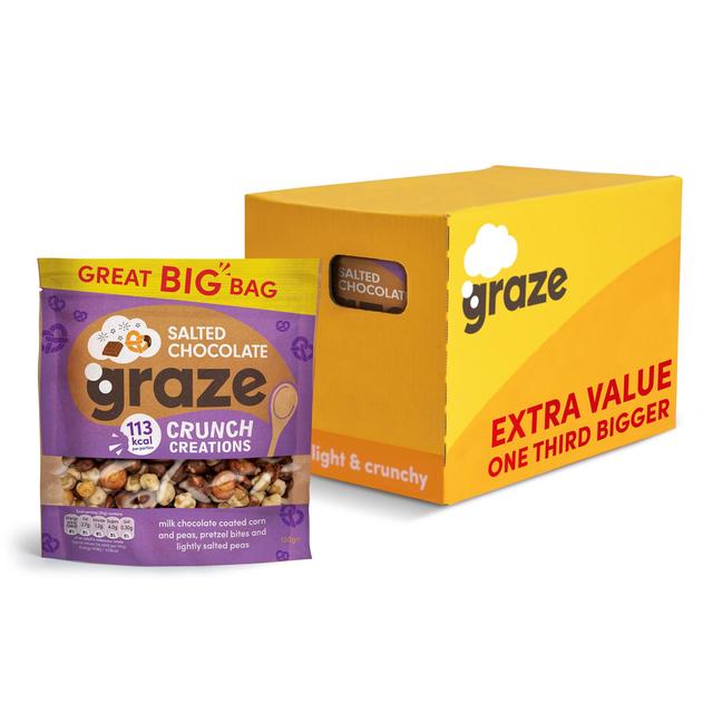 Graze Salted Chocolate Crunch Sharing Bags