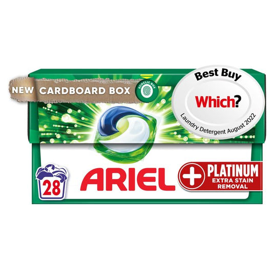 Ariel Platinum Bio Pods Washing Capsules 28 Washes - McGrocer