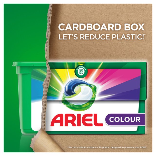 Ariel 3in1 Colour Pods Washing Capsules 34 Washes Laundry M&S   