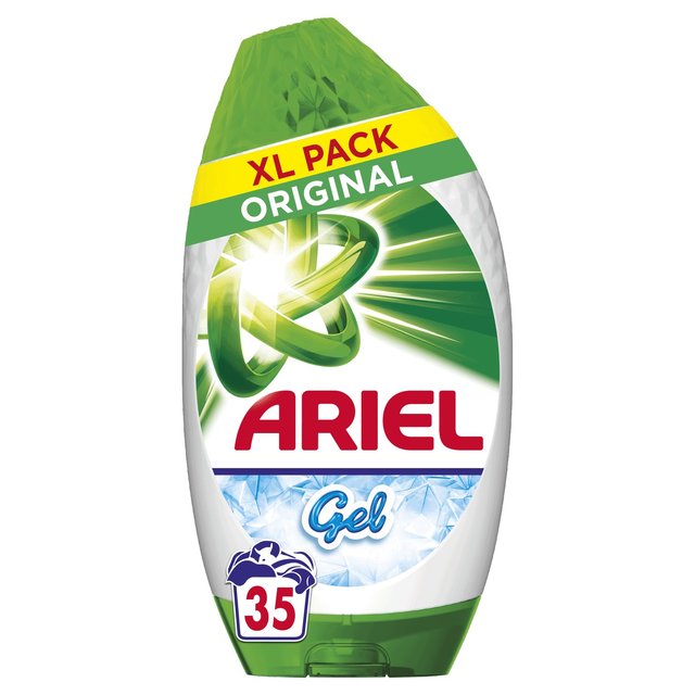 Ariel Original Washing Liquid Gel Bio 35 Washes Laundry M&S Default Title  