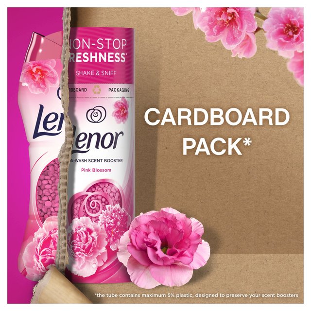 Lenor Pink Blossom In-Wash Scent Booster Beads 176g Laundry M&S   