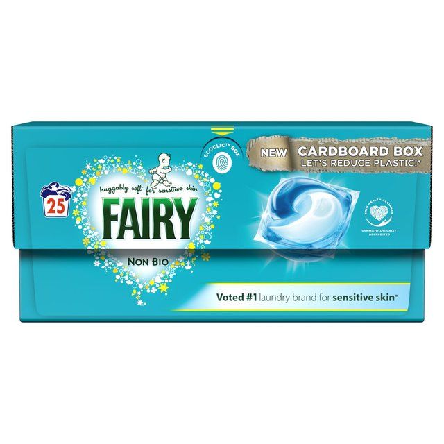 Fairy Non Bio Pods Washing Capsules For Sensitive Skin 25 Washes Laundry M&S   