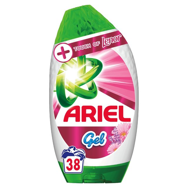 Ariel With Lenor Washing Liquid Gel 38 Washes Laundry M&S   