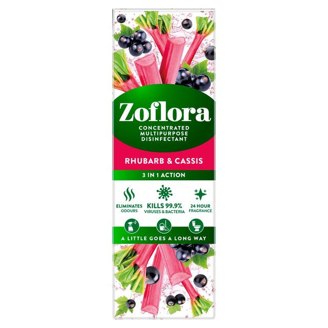 Zoflora Rhubarb & Cassis Liquid Disinfectant