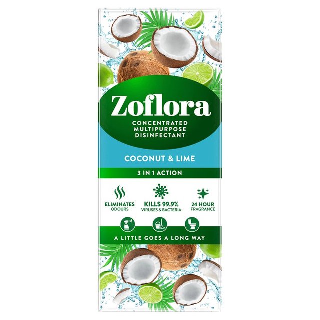 Zoflora Coconut & Lime Concentrated Disinfectant Accessories & Cleaning M&S Default Title  