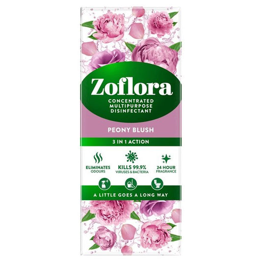 Zoflora Peony Blush Concentrated Disinfectant Accessories & Cleaning M&S Title  