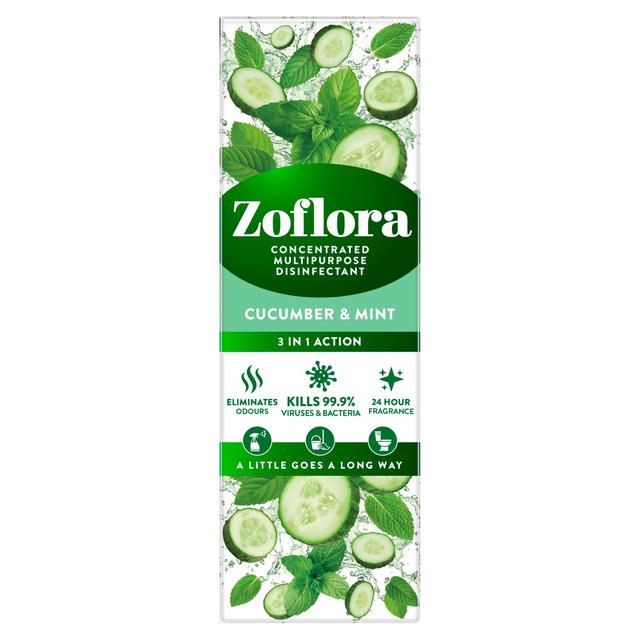 Zoflora Cucumber & Mint Concentrated Disinfectant Accessories & Cleaning M&S Default Title  