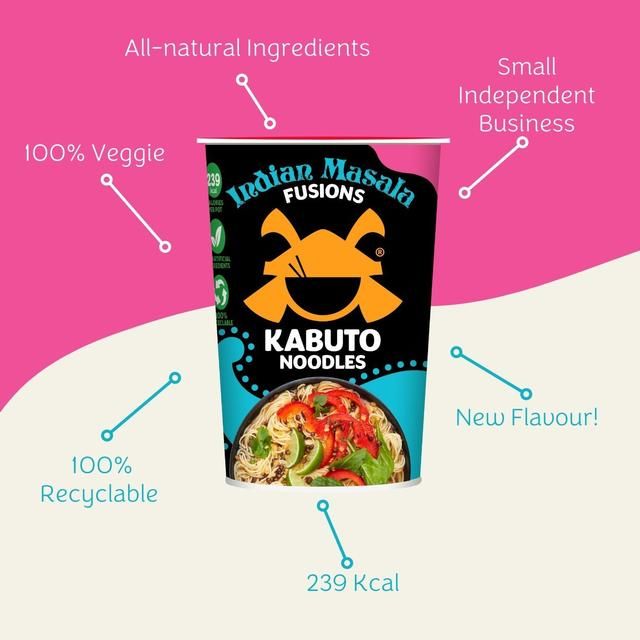 Kabuto Noodles Fusion Indian Masala 65g