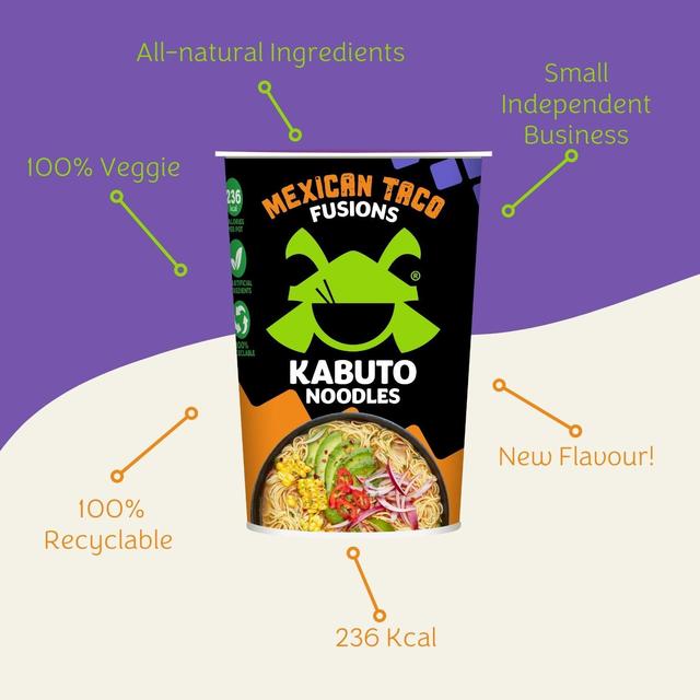 Kabuto Noodles Fusion Mexican Taco 65g