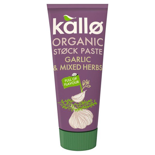 Kallo Organic Garlic and Mixed Herbs Stock Paste 100g Cooking Ingredients & Oils M&S   