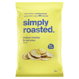 Simply Roasted Mature Cheddar & Red Onion Crisps Crisps, Nuts & Snacking Fruit M&S   