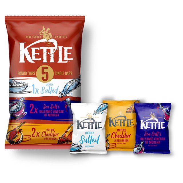 KETTLE Mixed MP (25g x 5) Crisps, Nuts & Snacking Fruit M&S Default Title  