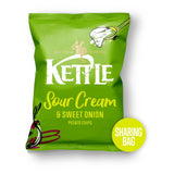 KETTLE Sour Cream & Sweet Onion Crisps, Nuts & Snacking Fruit M&S   