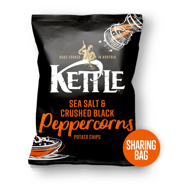 KETTLE Sea Salt & Crushed Black Peppercorns