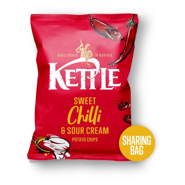 KETTLE Sweet Chilli Crisps, Nuts & Snacking Fruit M&S   