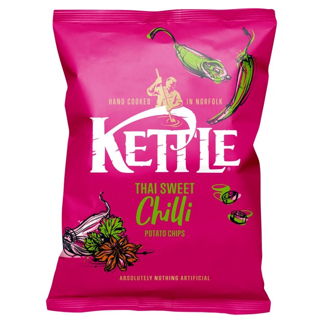 KETTLE Thai Sweet Chilli Crisps, Nuts & Snacking Fruit M&S Default Title  