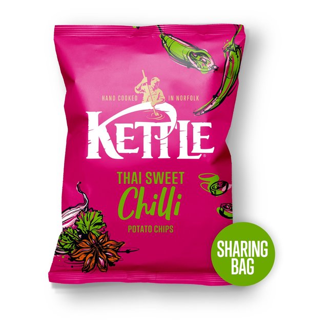 KETTLE Thai Sweet Chilli Crisps, Nuts & Snacking Fruit M&S   