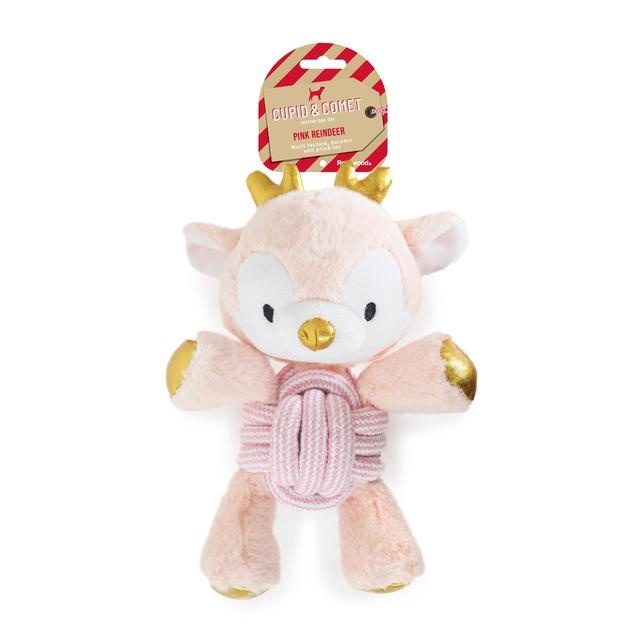 Rosewood Pink Reindeer Pet Supplies M&S   