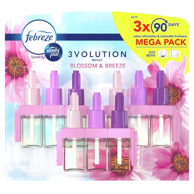 Febreze 3Volution Triple Plug In Refill Blossom 3X20ml Miscellaneous M&S Default Title  