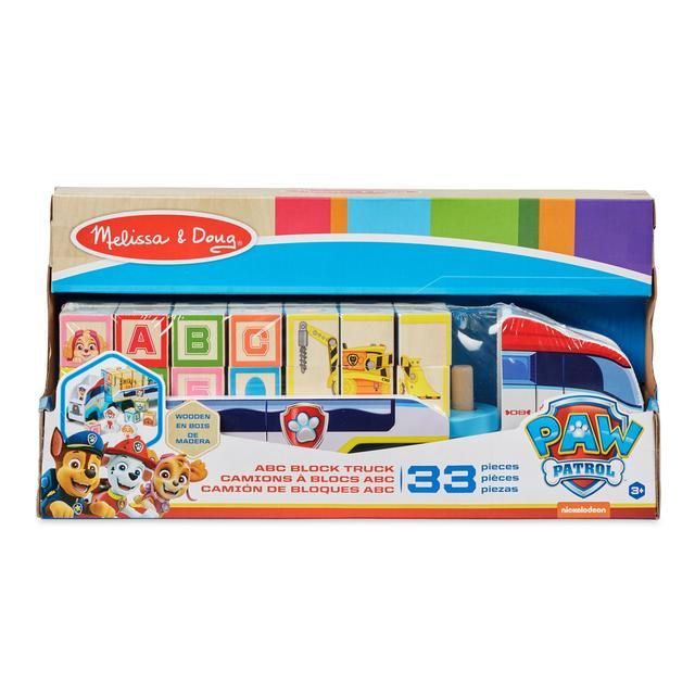 Melissa & Doug PAW Patrol ABC Wooden Block Truck