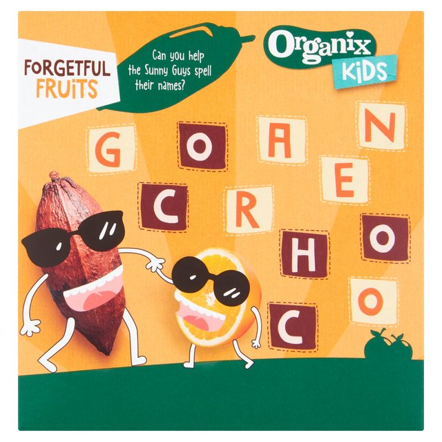 Organix KIDS Crazy Choco Orange Mini Organic Flapjack Bites 4x23g Crisps, Nuts & Snacking Fruit M&S   