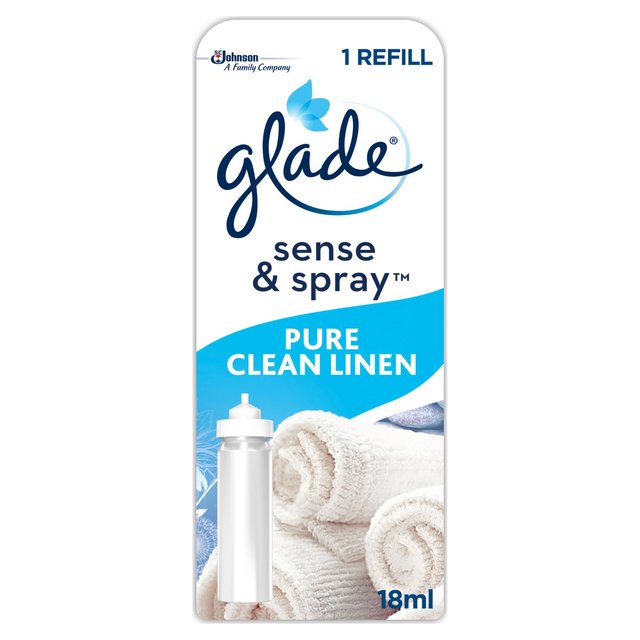 Glade Sense & Spray Refill Clean Linen Air Freshener