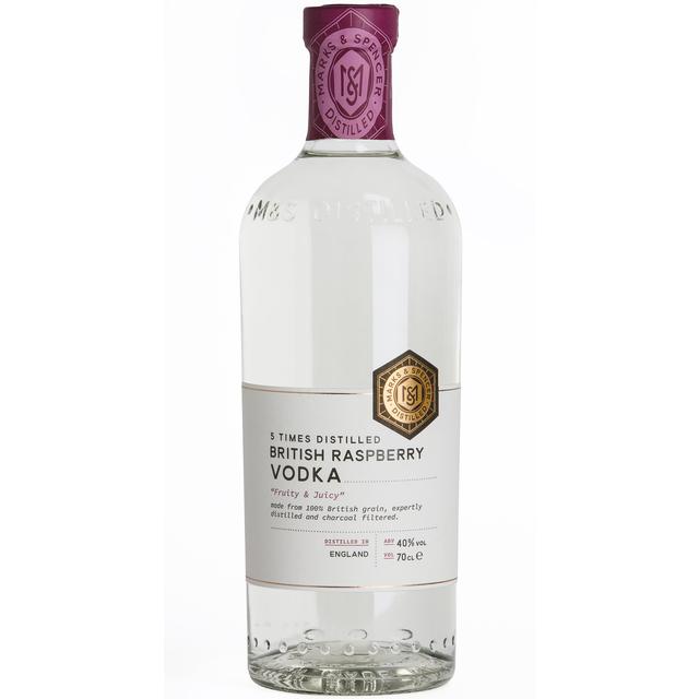 M&S Distilled 5 Times Distilled British Raspberry Vodka