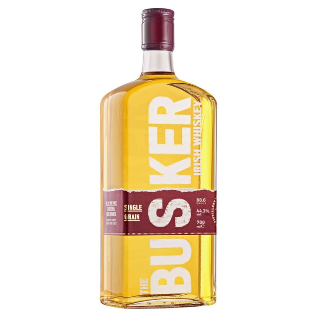 The Busker Single Grain Irish Whiskey Liqueurs and Spirits M&S   