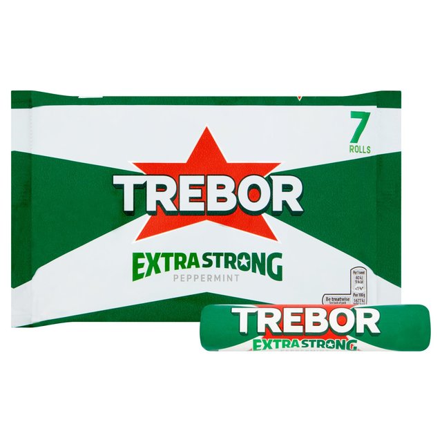 Trebor Extra Strong Peppermint Mint Rolls Free from M&S Default Title  