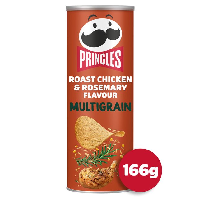 Pringles Multigrain Less Salt Roast Chicken & Rosemary Flavour Crisps Crisps, Nuts & Snacking Fruit M&S Default Title  