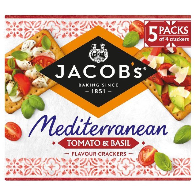 Jacob's Mediterranean Tomato and Basil Biscuits, Crackers & Bread M&S Default Title  