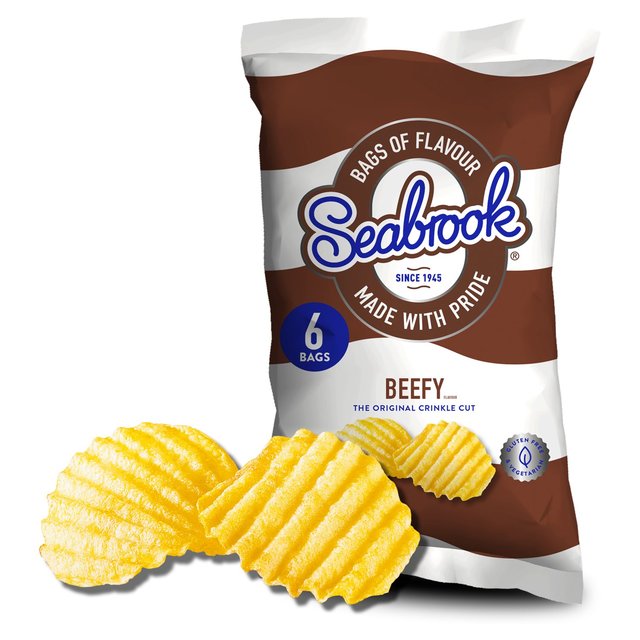 Seabrook Crinkle Cut Beefy Crisps