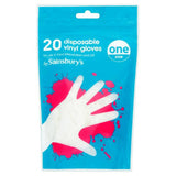 Sainsbury's Disposable Vinyl Gloves x20 - McGrocer