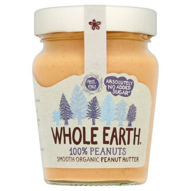 Whole Earth Organic Smooth Palm Oil Free Peanut Butter 227g