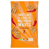 Sainsbury's Sweet Chilli Flavour Multigrain Waves 6x20g 4-9 packs Sainsburys   