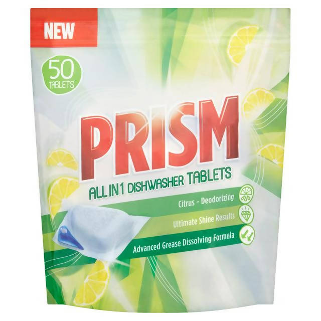 Prism All in 1 Dishwasher Tablets Citrus x50 - McGrocer