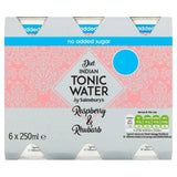 Sainsbury's Diet Pink Tonic Water 6x250ml Adult soft drinks Sainsburys   